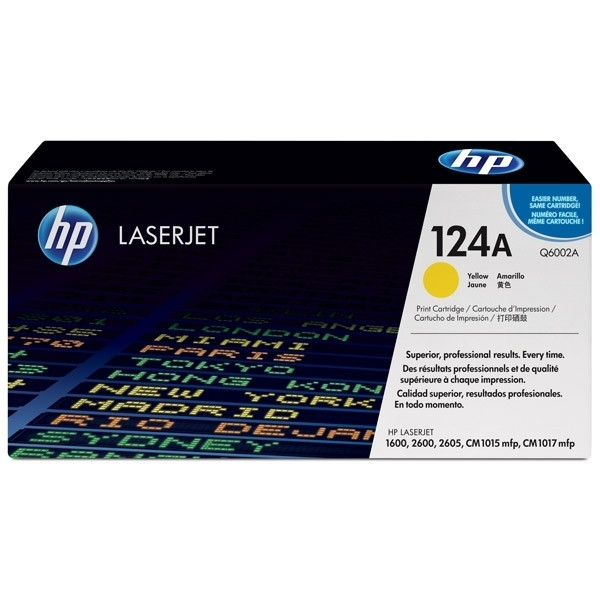 HP 124A (Q6002A) toner geel (origineel) Q6002A 039550 - 1