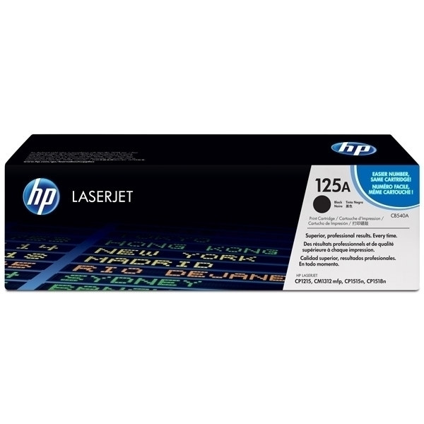 HP 125A (CB540A) toner zwart (origineel) CB540A 039804 - 1