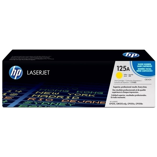HP Color LaserJet CP1515n Toners (laserprinters) Printer type HP 125A  aanbieding: HP CB540A, 541A, 542A, 543A zwart + 3 kleuren (123inkt  huismerk) hp cb540a hp cb540a cb543a cb541a cb542a toner cyaan huismerk