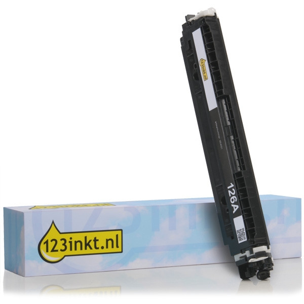 HP LaserJet Pro 100 color MFP M175nw Toners (laserprinters) Printer type HP  126A (CE310A) toner zwart (123inkt huismerk) 126a hp 126a ce311a ce310a  ce313a ce314a hp 126a toner zwart huismerk toners toner