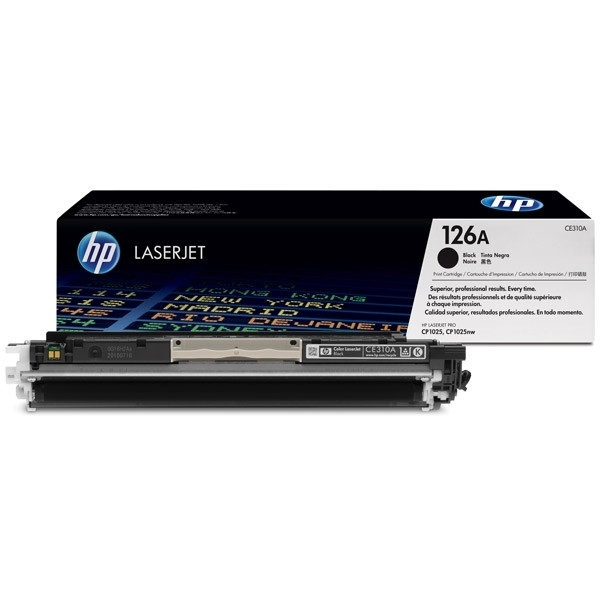 HP 126A (CE310A) toner zwart (origineel) CE310A 054000 - 1