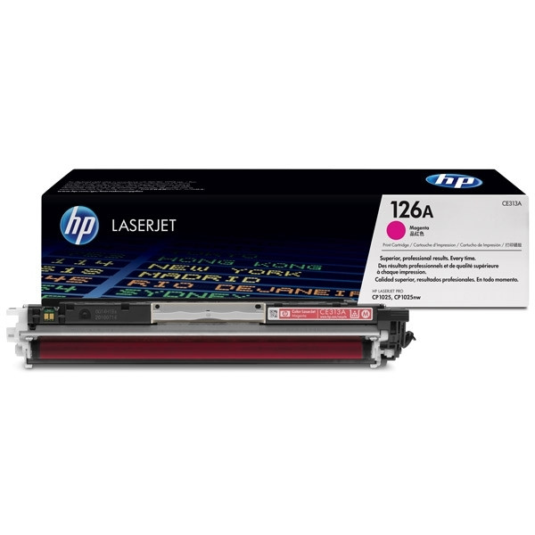 HP 126A (CE313A) toner magenta (origineel) CE313A 054006 - 1