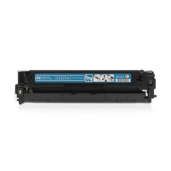 HP 128A (CE321A) toner cyaan (origineel) 123inkt TWEEDEKANS product 848311 - 1