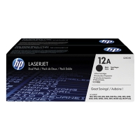 HP 12AD (Q2612AD) toner zwart dubbelpak (origineel) Q2612AD 054080