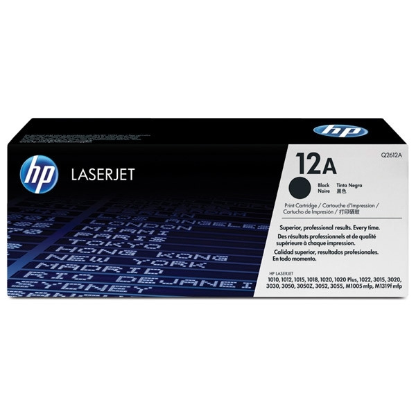 HP 12A (Q2612A) toner zwart (origineel) Q2612A 039250 - 1