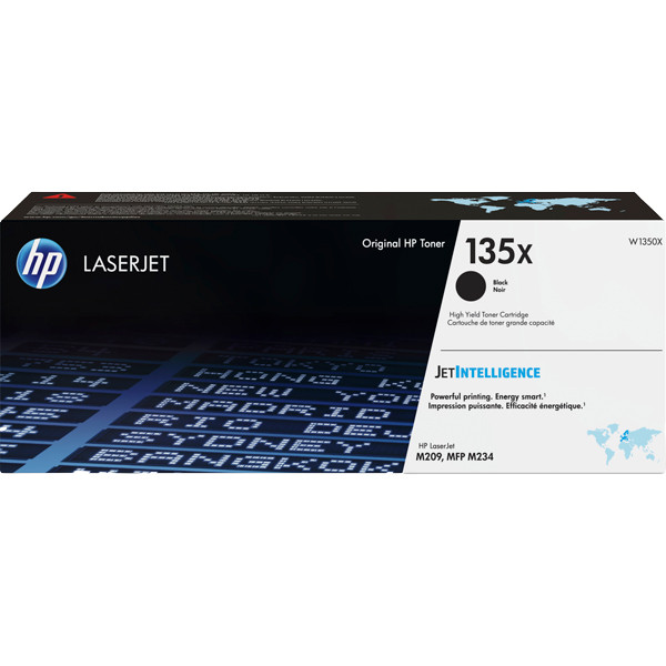 HP 135X (W1350X) toner zwart hoge capaciteit (origineel) W1350X 055496 - 1