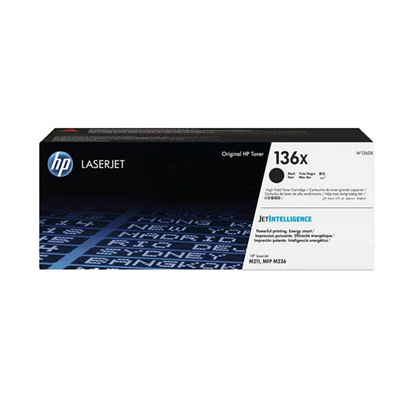 HP 136X (W1360X) toner zwart hoge capaciteit (origineel) 133102 - 1