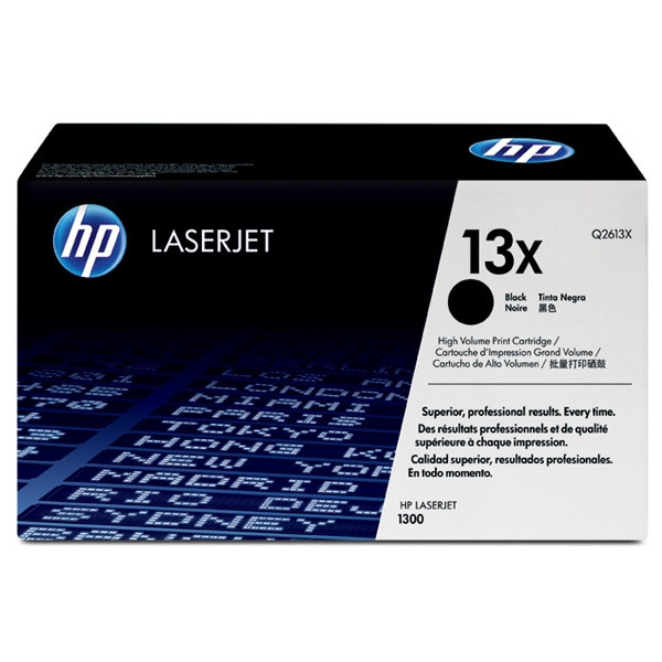 HP 13X (Q2613X) toner zwart hoge capaciteit (origineel) Q2613X 033080 - 1