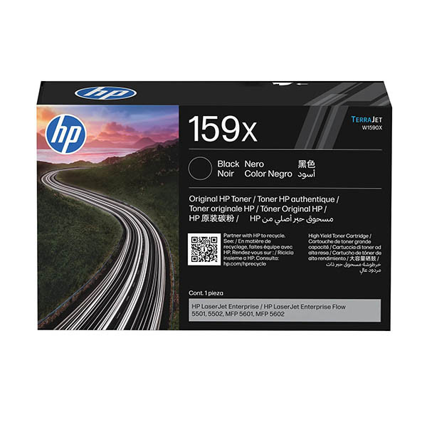 HP 159X (W1590X) toner zwart hoge capaciteit (origineel) 093536 - 1