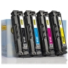 HP 201A aanbieding: HP CF400A, 401A, 402A, 403A zwart + 3 kleuren (123inkt huismerk)  130011