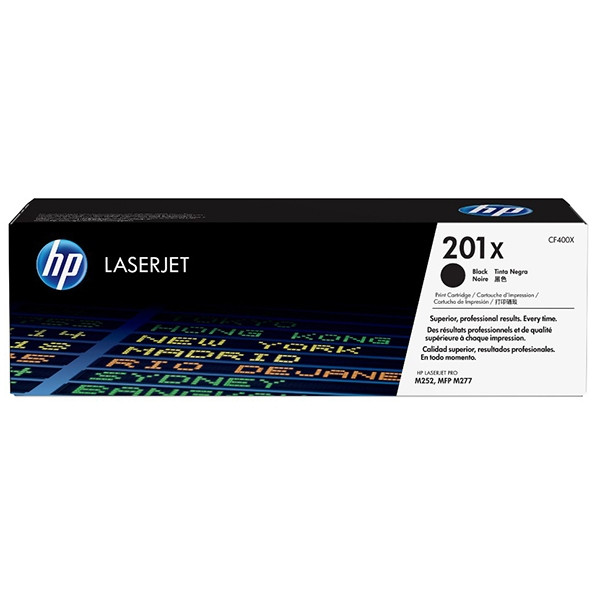 HP 201X (CF400X) toner zwart hoge capaciteit (origineel) CF400X 054856 - 1