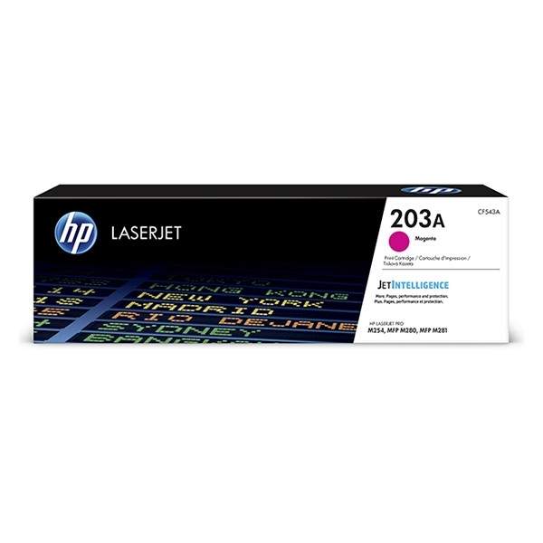 HP 203A (CF543A) toner magenta (origineel) CF543A 055220 - 1