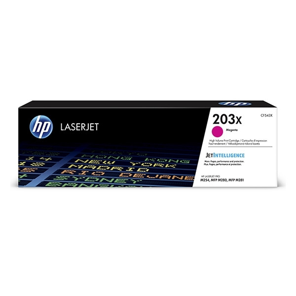 HP 203X (CF543X) toner magenta hoge capaciteit (origineel) CF543X 055222 - 1