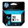 HP 20 (C6614DE) inktcartridge zwart (origineel) C6614DE 030320
