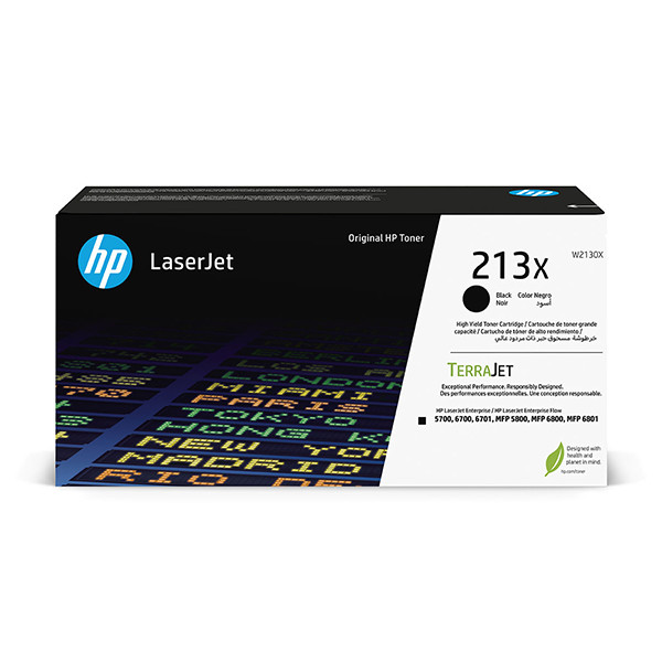 HP 213X (W2130X) toner zwart hoge capaciteit (origineel) W2130X 133036 - 1