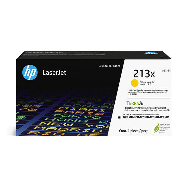 HP 213X (W2132X) toner geel hoge capaciteit (origineel) W2132X 133040 - 1