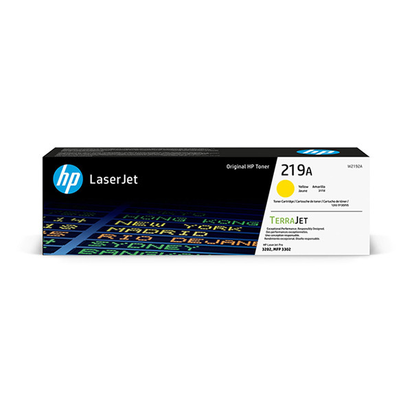 HP 219A (W2192A) toner geel (origineel) W2192A 093340 - 1