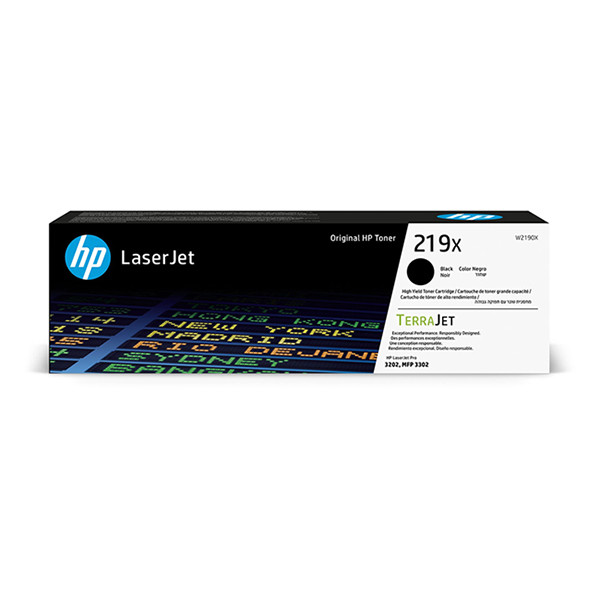 HP 219X (W2190X) toner zwart hoge capaciteit (origineel) W2190X 093342 - 1