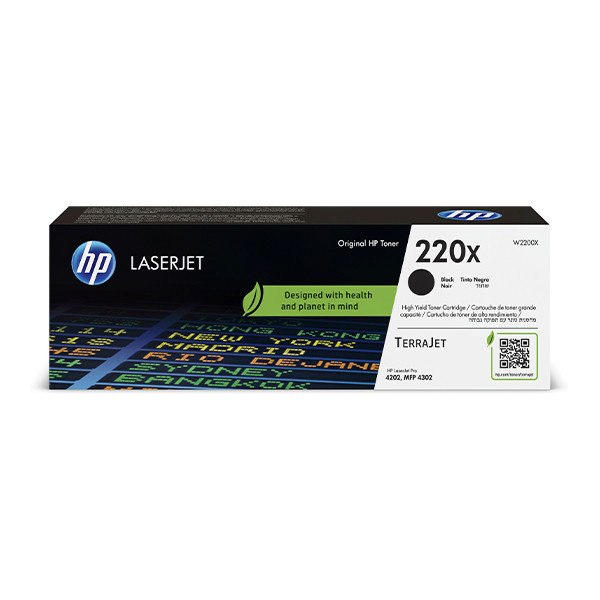 HP 220X (W2200X) toner zwart hoge capaciteit (origineel) W2200X 133020 - 1