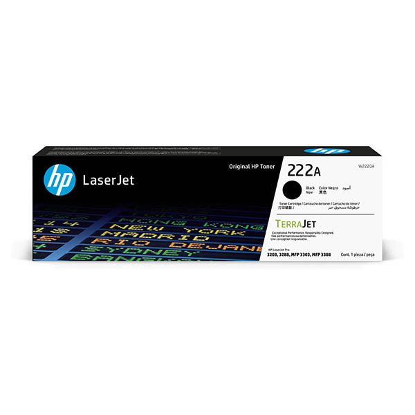 HP 222A (W2220A) toner zwart (origineel) 093352 - 1