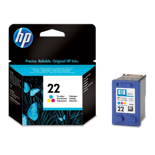 HP 22 (C9352AE) inktcartridge kleur (origineel) C9352AE 031760 - 1