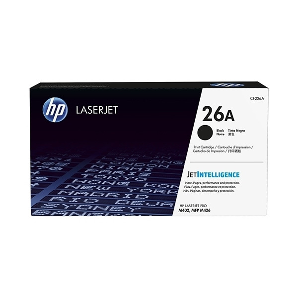 HP 26A (CF226A) toner zwart (origineel) CF226A 054876 - 1