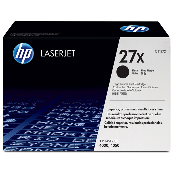 HP 27X (C4127X/EP-52) toner zwart hoge capaciteit (origineel) C4127X 032122 - 1