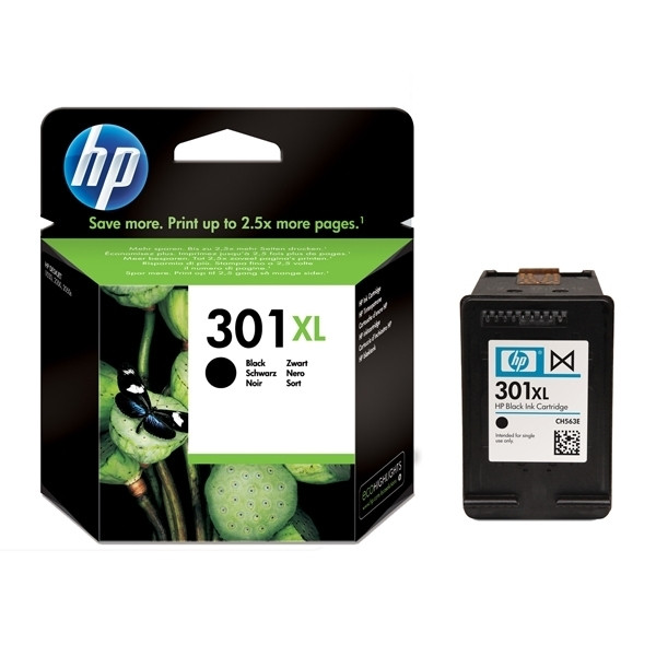 Londen medaillewinnaar Gorgelen 🖨 HP 301XL Zwart HC Cartridge | Laagsteprijsgarantie! | 123inkt