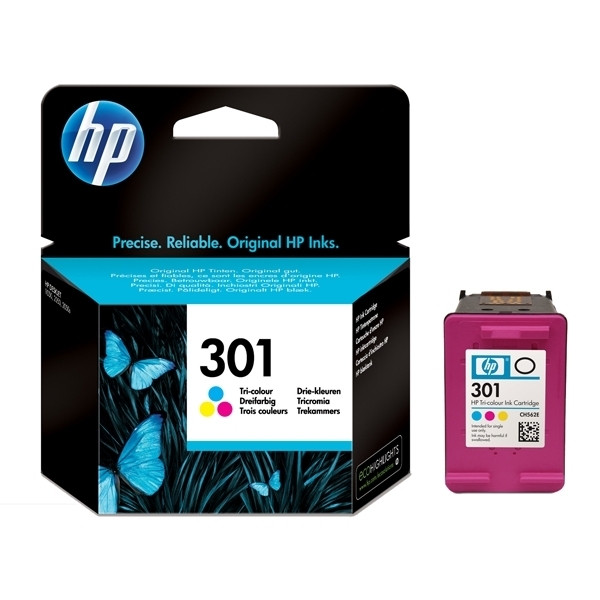 Goneryl bubbel zelf HP DeskJet 3057A HP DeskJet HP Inkt cartridges HP 301 (CH561EE)  inktcartridge zwart (origineel) 123inkt huismerk 123inkt.nl