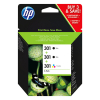 HP 301 (E5Y87EE) multipack 2 x zwart + 1 x kleur (origineel)