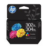 HP 302XL/304XL (B7RT8AE) inktcartridge kleur hoge capaciteit (origineel) 055634 - 1