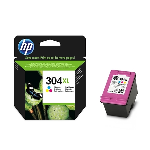 HP 304XL (N9K07AE) inktcartridge kleur hoge capaciteit (origineel) N9K07AE 030686 - 1