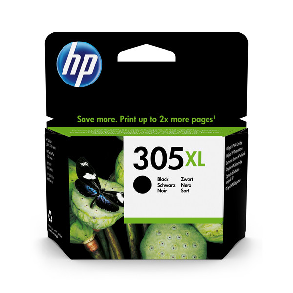 HP 305XL (3YM62AE) inktcartridge zwart hoge capaciteit (origineel) 3YM62AE 044692 - 1