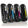HP 305X / 305A aanbieding: HP CE410X, CE411A, CE412A, CE413A zwart + 3 kleuren (123inkt huismerk)  130007