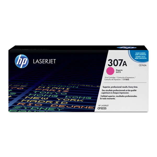 HP 307A (CE743A) toner magenta (origineel) CE743A 039908 - 1