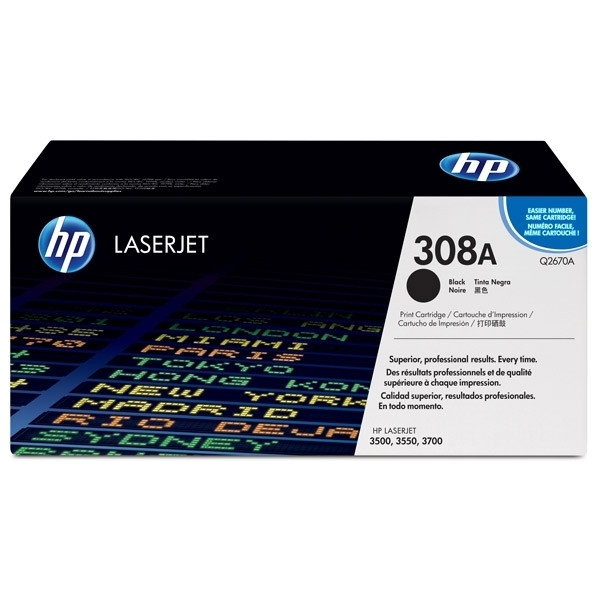 HP 308A (Q2670A) toner zwart (origineel) Q2670A 039310 - 1