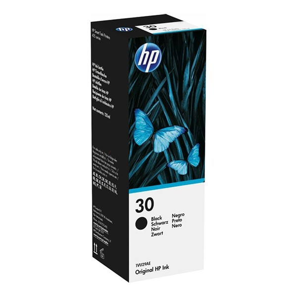 HP 30 (1VU29AE) inktfles zwart (origineel) 1VU29AE 055318 - 1