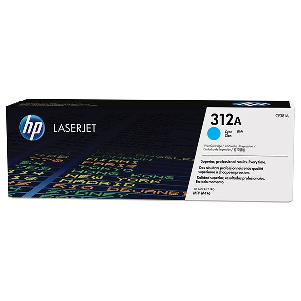 HP 312A (CF381A) toner cyaan (origineel) CF381A 054786 - 1