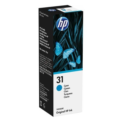 HP 31 (1VU26AE) inkttank cyaan (origineel) 1VU26AE 055320 - 1