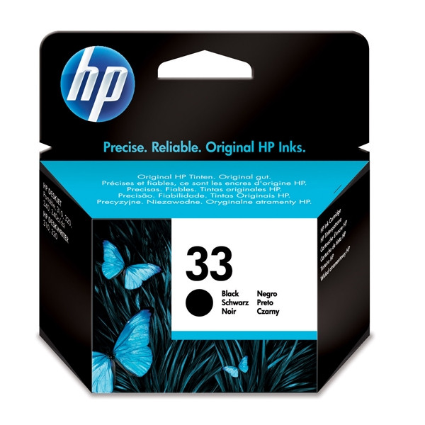 HP 33 (51633ME) inktcartridge zwart (origineel) 51633ME 030040 - 1