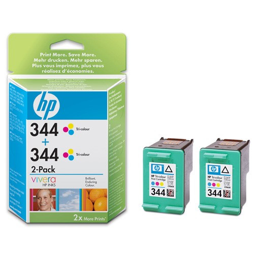 HP 344 (C9505EE) dubbelpak kleur (origineel) 030438 - 1
