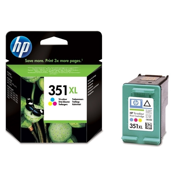 HP 351XL (CB338EE) inktcartridge kleur hoge capaciteit (origineel) CB338EE 030870 - 1