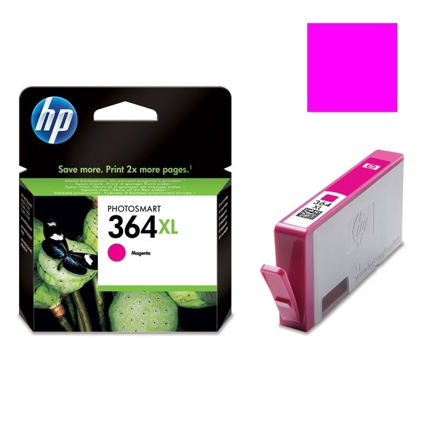 HP 364XL (CB324EE) inktcartridge magenta hoge capaciteit (origineel) CB324EE 031878 - 