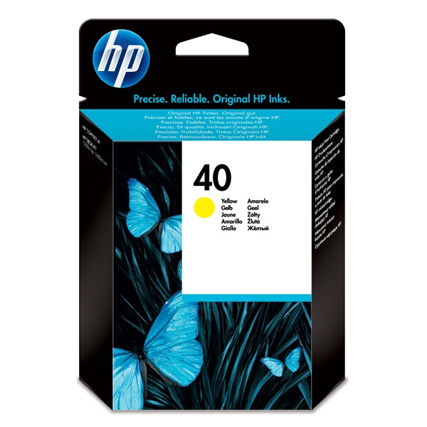 HP 40 (51640YE) inktcartridge geel (origineel) 51640YE 030080 - 1