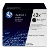 HP 42XD (Q5942XD) toner zwart hoge capaciteit dubbelpak (origineel) 054086 - 1
