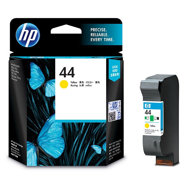 HP 44 (51644YE) inktcartridge geel (origineel) 51644YE 030120 - 1