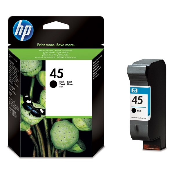 HP 45 (51645AE) inktcartridge zwart (origineel) 51645AE 030130 - 1