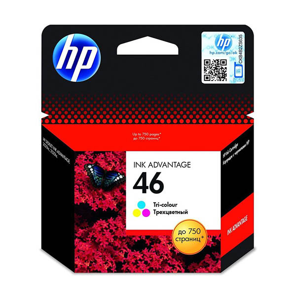 HP 46 (CZ638AE) inktcartridge kleur (origineel) 055148 - 1