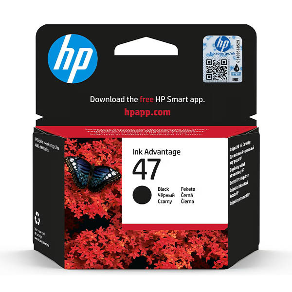 HP 47 (6ZD21AE) inktcartridge zwart (origineel) 055620 - 1