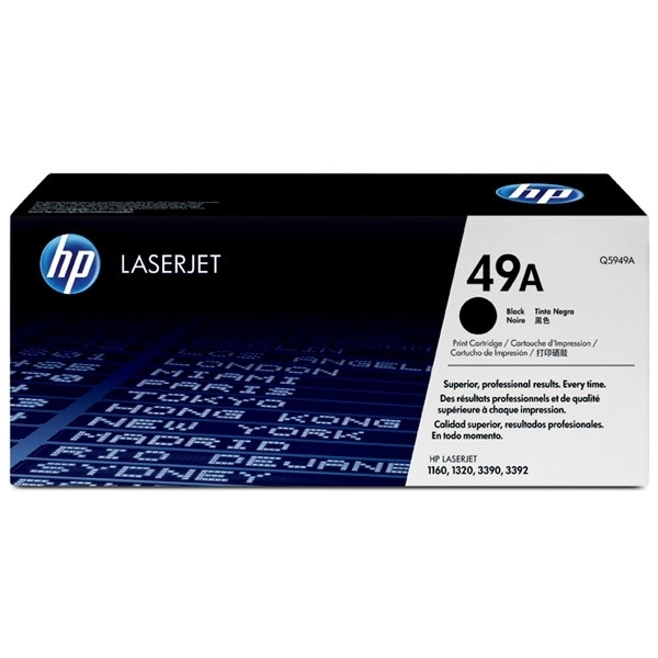 HP 49A (Q5949A) toner zwart (origineel) Q5949A 033320 - 1